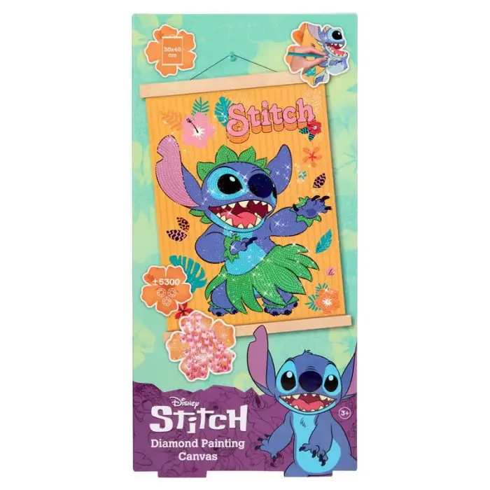 Disney Stitch koka rāmis ar dimanta gleznošanu