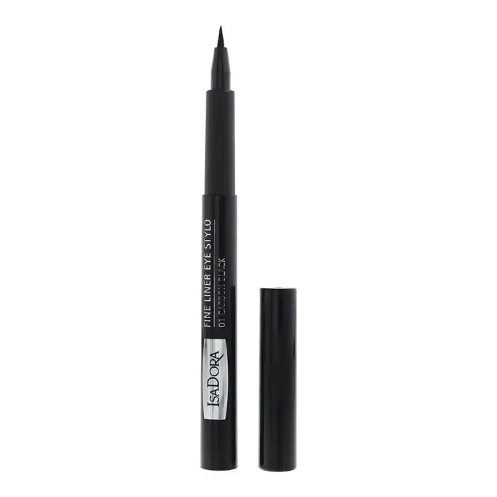 IsaDora Fine Liner Ištraukiamas Gelinis Pieštukas-Akių Pravedimas, 01 Carbon Black, 1.1 ml