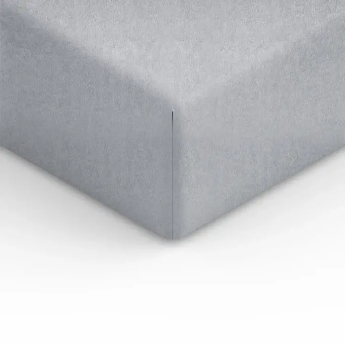Prześcieradło frotte z gumką 80x160 szare 60 F24