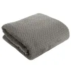 Microfiber throw blanket 150x200 cm Cindy 3 graphite Photo