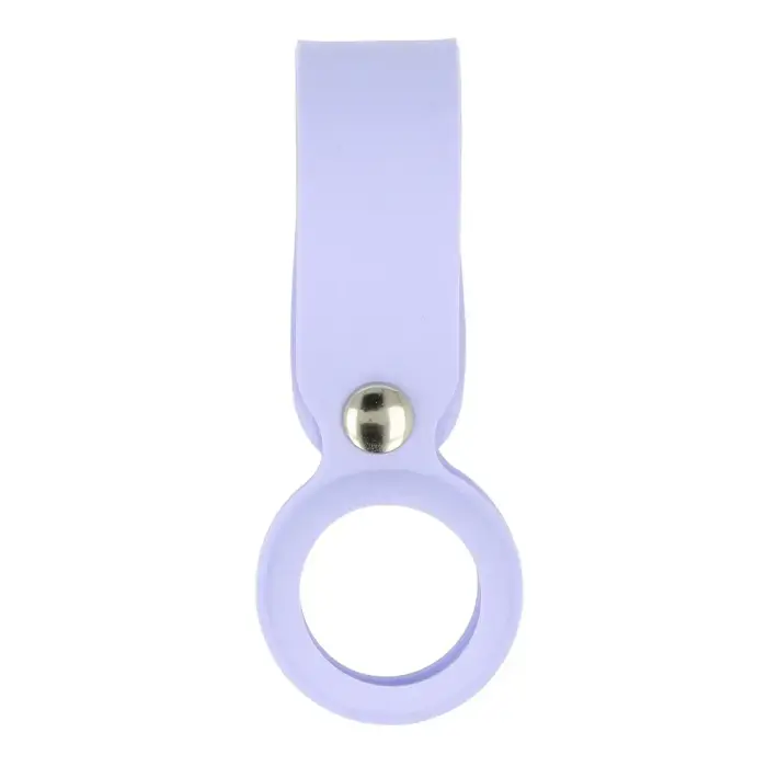 Silicone loop for AirTag, purple