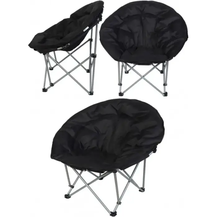Sulankstoma kėdė TRIP FOLDING CHAIR 83x80x40CM juoda