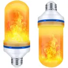 Flame effect LED bulb E27, 9 W, decorative — Photo 1