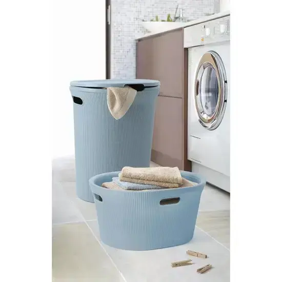 Laundry box Baobab 40L blue Photo