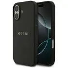 Guess Grained Ring MagSafe vāks iPhone 17 - Melns — Foto 1