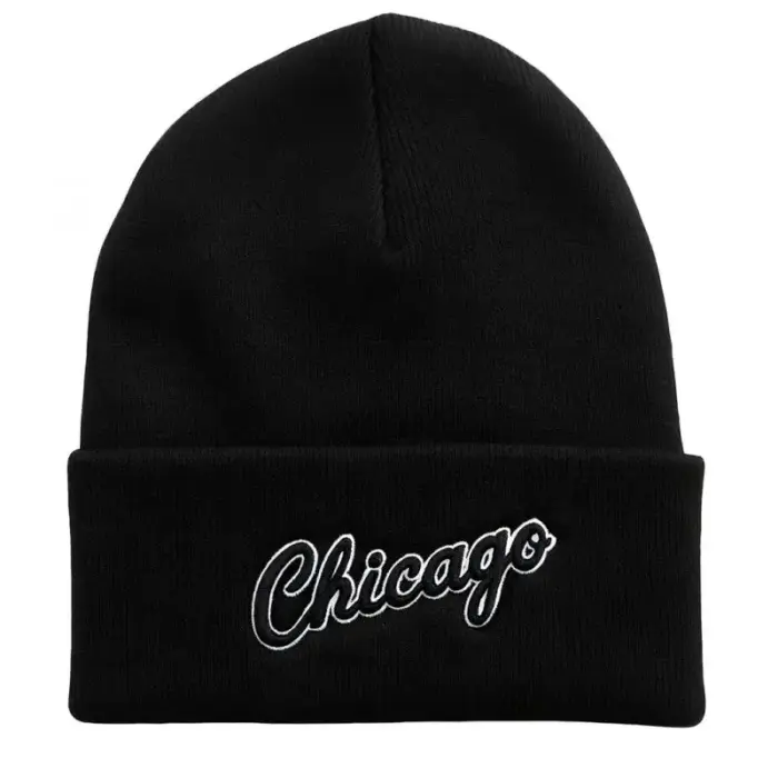 Mitchell & Ness NBA Chicago Bulls Winter Hat HK12936-CBUBLCK - Size: OSFM