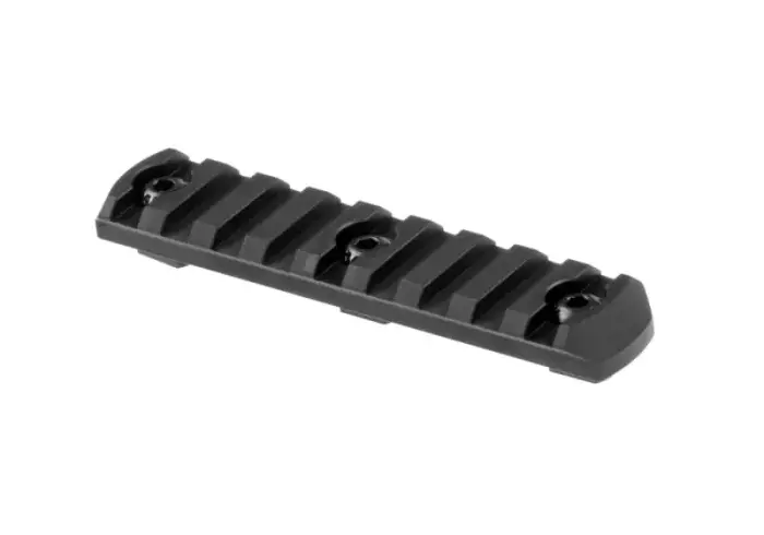 M-LOK Rail Section Aluminium 9 Slots (Black)