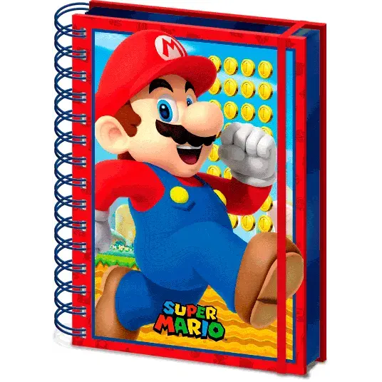Super Mario Bros A5 Lenticular Notebook