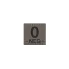 Clawgear 0 Neg Blood Group Patch — Photo 1
