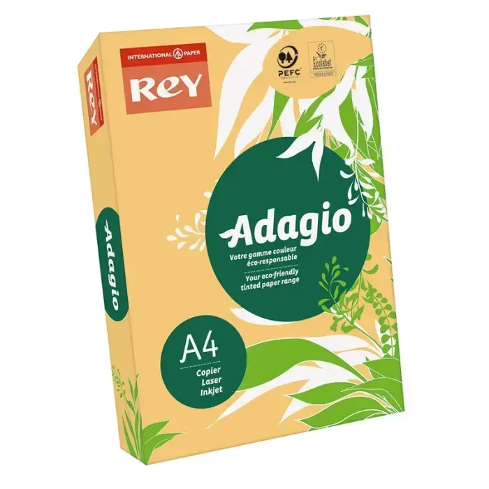 Цветная бумага Rey Adagio, A4, 80 г/м², 500 листов, бежевая (№ 98)