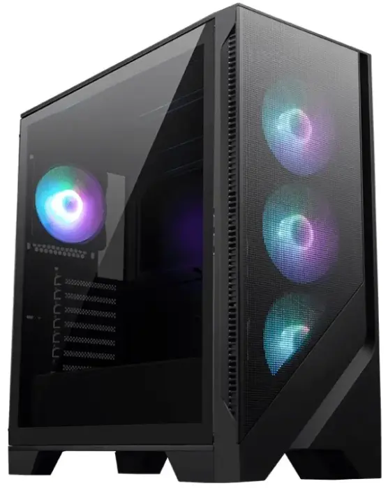 MSI PC Case MAG FORGE 320R AIRFLOW/ bez Power Supplye/ levé temStylusvané sklo/ 4x 120 mm A-RGB fan/ 2x USB3.2/ black