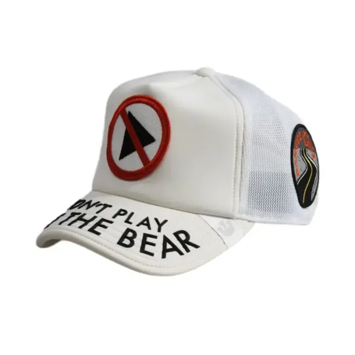 Goorin' Bros. Don't Play Poke The Bear Trucker Cap - 101-1741-WHI, size UNIWERSALNY