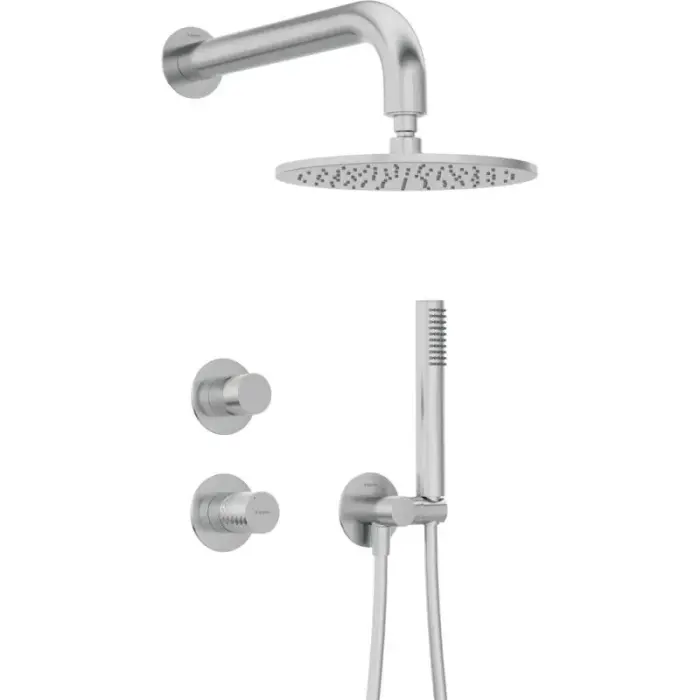 Concealed shower set with shower head