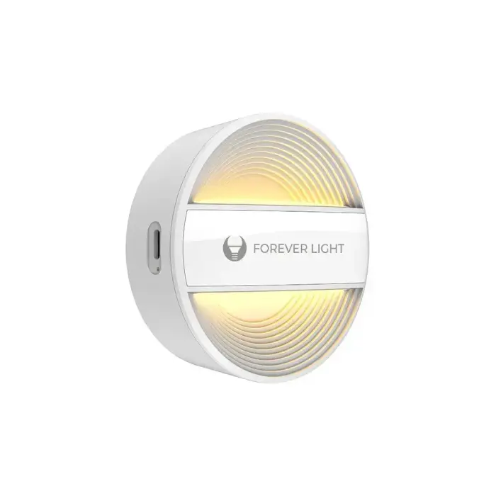 Forever Light PURE FLC-20 ALMA PIR ümmargune LED öölamp, valge, 500mAh