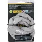DUNLOP BICYCLE LOCK CHAIN WITH CODE 120CM LENGTH - GRAY — Foto 1