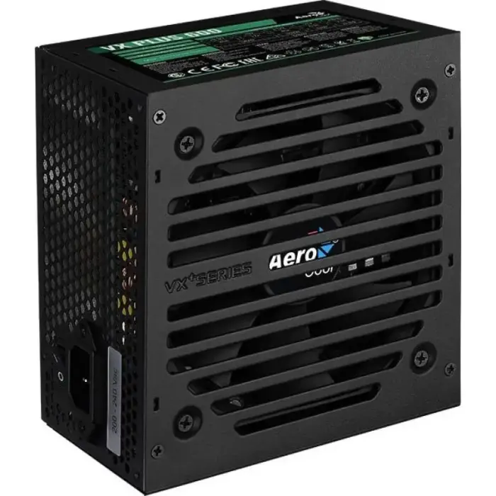 AEROCOOL PGS VX-600plus 600W 80+ kastes barošanas bloks