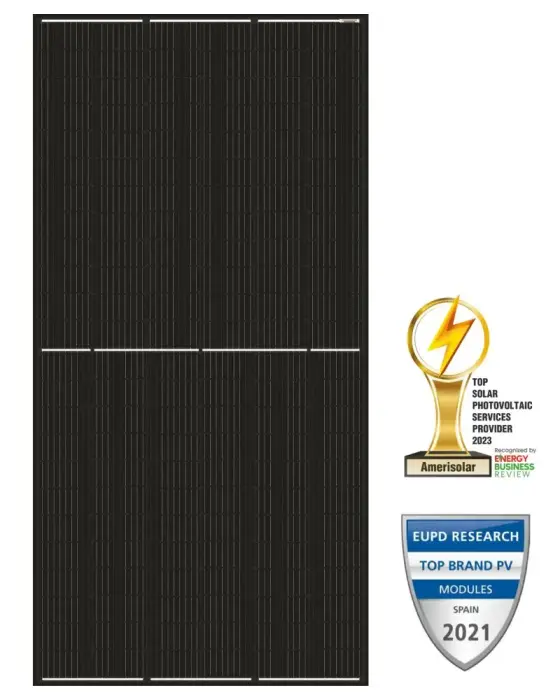 Amerisolar solar module Mono 550 Wp Full-Black 144 cells