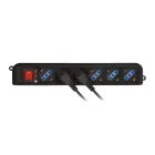 TECHLY Power Strip with UPS Cable - 6 Outlets — Photo 4