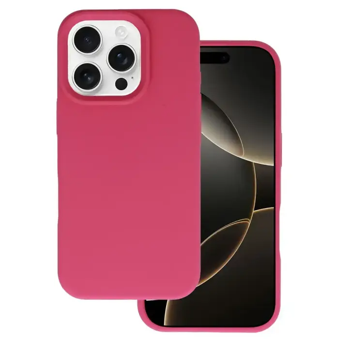 Tel Protect Silicone Premium for iPhone 16 raspberry