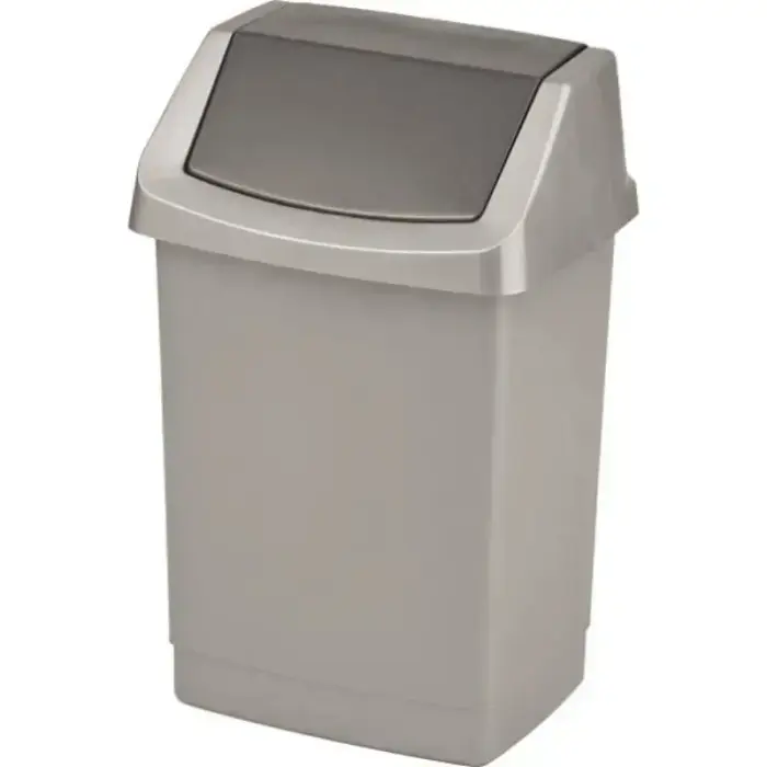 Click-it 50L Atkritumu tvertne 38.5x33.5x63.5 cm, Sudraba