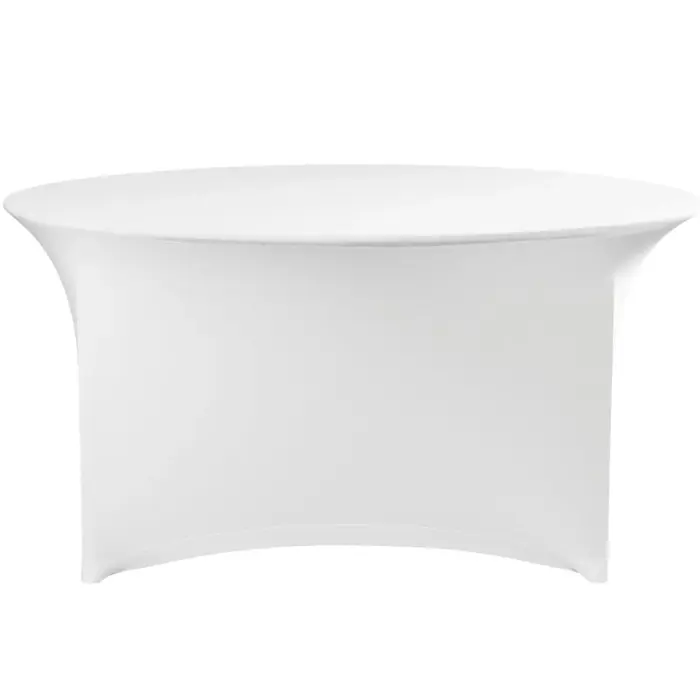 Round Catering Tablecloth ⌀150x76 cm - White