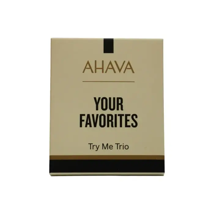 Set Ahava: Hyaluronic Acid, Hydrating, Serum, For Face, 3 ml *Sample + Crystal Osmoter X6, Smoothing, Cream, For Face, 3 ml *Sample + Time To Revitalize Extreme, Firming, Eye Cream, 3 ml *Sample