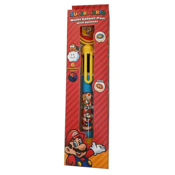 Nintendo Super Mario Bros mitmevärviline pliiats