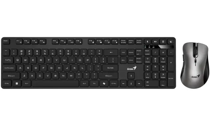 GENIUS KM-8216S/ wireless set/ Copilot/ USB/ black/ CZ+SK layout