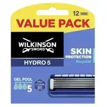 Wilkinson Sword Hydro 5 (12 Pieces) - Replacement Blades with Gel Pads