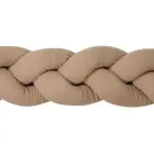 Cot Bumper Braided Muslin Beige 200cm — Photo 5