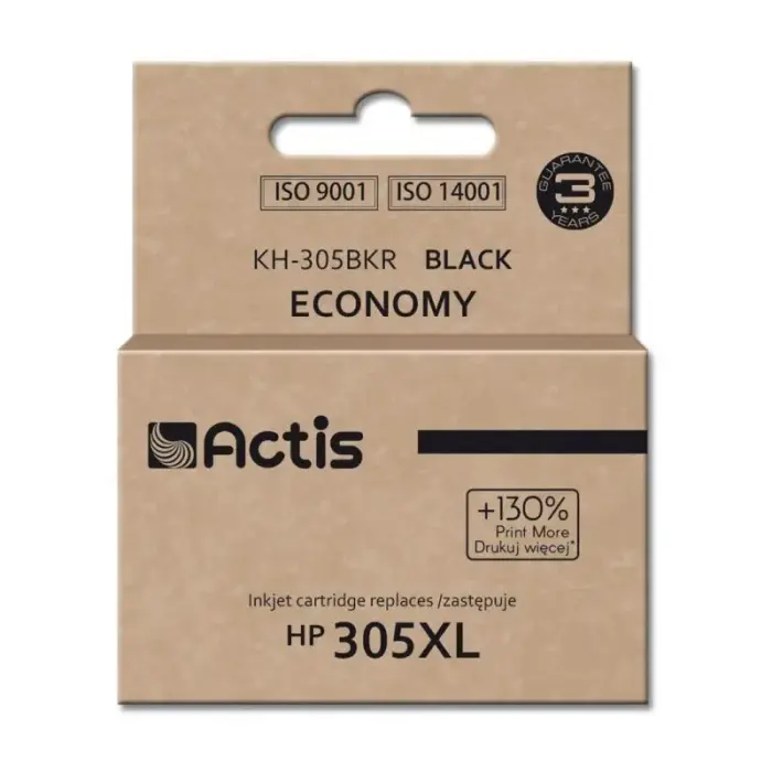 Actis KH-305BKR tindikassett (asendus HP 305XL 3YM62A; Standardne; 20 ml; must)