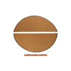 Coir Mat Half Circle 500 Foto 3