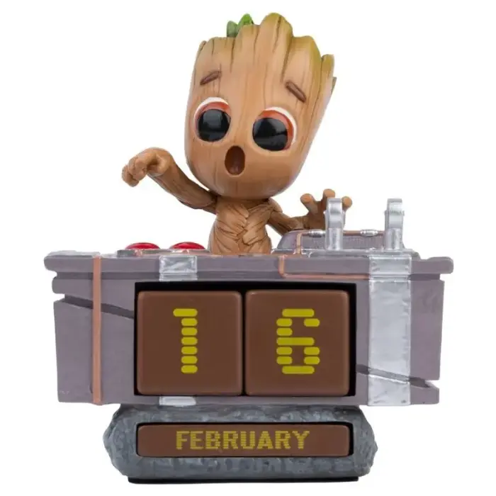 Marvel Guardians of the Galaxy Groot Death Button 3D igavene kalender