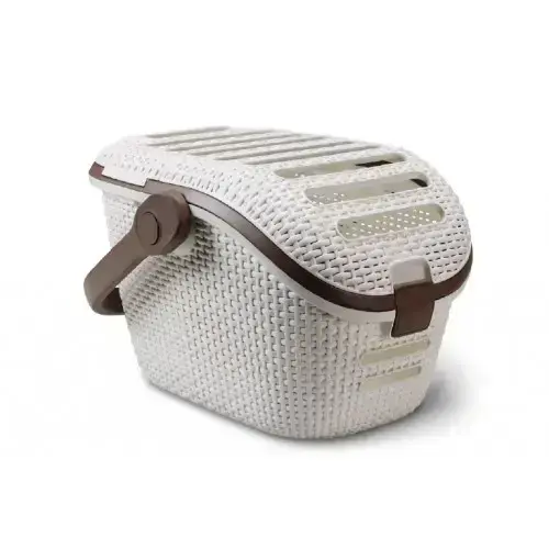 Pet Transport Box 51x38x33cm Cream 45x38x8.8 cm