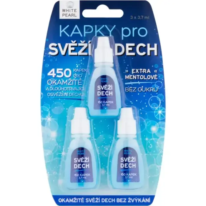 White Pearl Dental Care pilieni svaigai elpai 3 x 3.7 ml