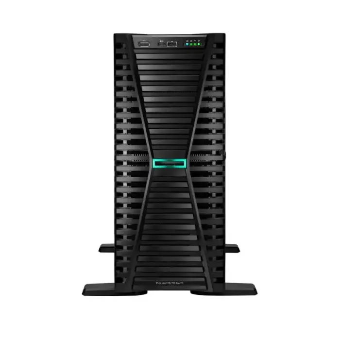 HPE ProLiant ML110 Gen11 Tower server (4.5U) Intel® Xeon Silver 4510 2.4 GHz 64 GB DDR5-SDRAM 1000 W