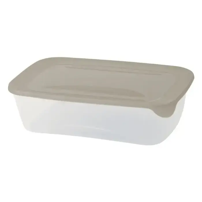 Rectangular Food Container 2L Fresh&Go Beige