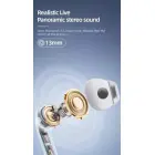 Swissten bluetooth anc austiņas focus balta — Foto 5