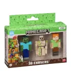 MINECRAFT 3D ERASERS - 3 PACK VER.C — Nuotrauka 1