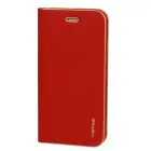 Vennus Book Case for iPhone 13 Pro Max, Red — Photo 1