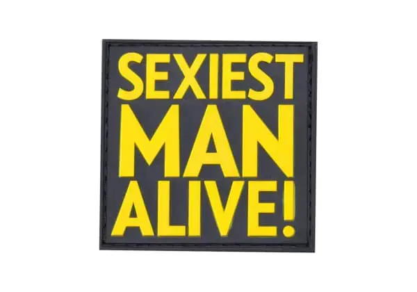 Gumijas uzšuve Sexiest Man Alive
