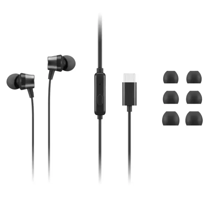Lenovo USB-C Wired In-Ear Headphones