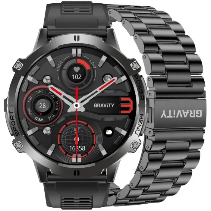 Nutikell Gravity Black Strap + Bracelet GT42-1
