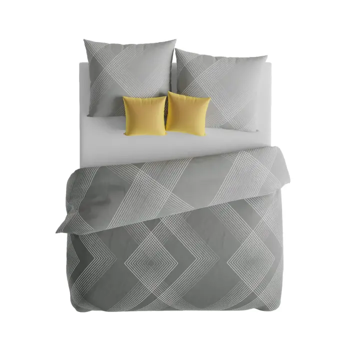 Satin bedding set Geolina 220x200 cm