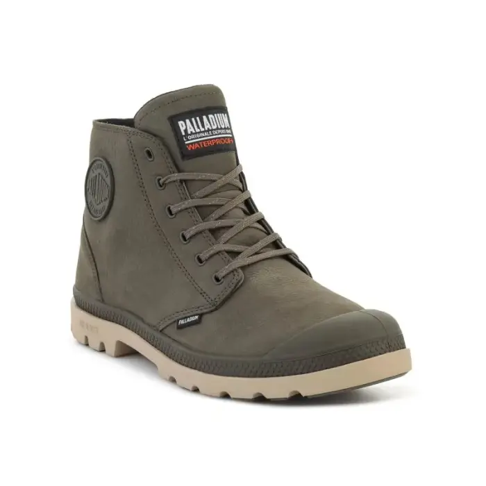 PALLADIUM PAMPA LITE+ ZIP WP+ OLIVE NIGHT 79577-325 - Buty: EU 46