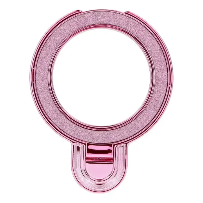 Telefonialus CIRCLE GLITTER - kleebitav - roosa