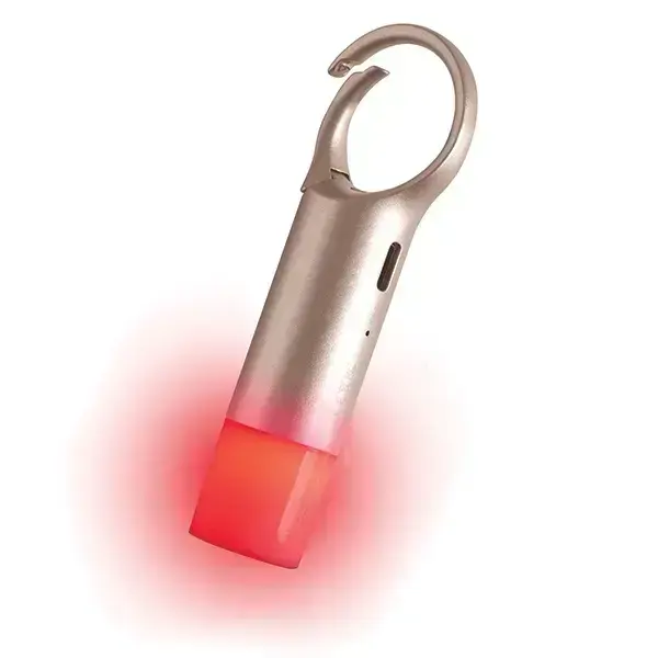 Lexon Nomaday Flash LED Keychain gold LL137D Foto 8