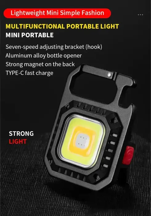 Mini flashlight LED keychain W5130 Type C Фото num