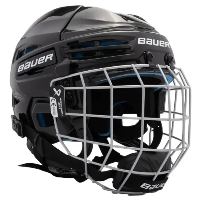 Bauer Prodigy 2.0 Combo Hockey Helmet - color: różowy