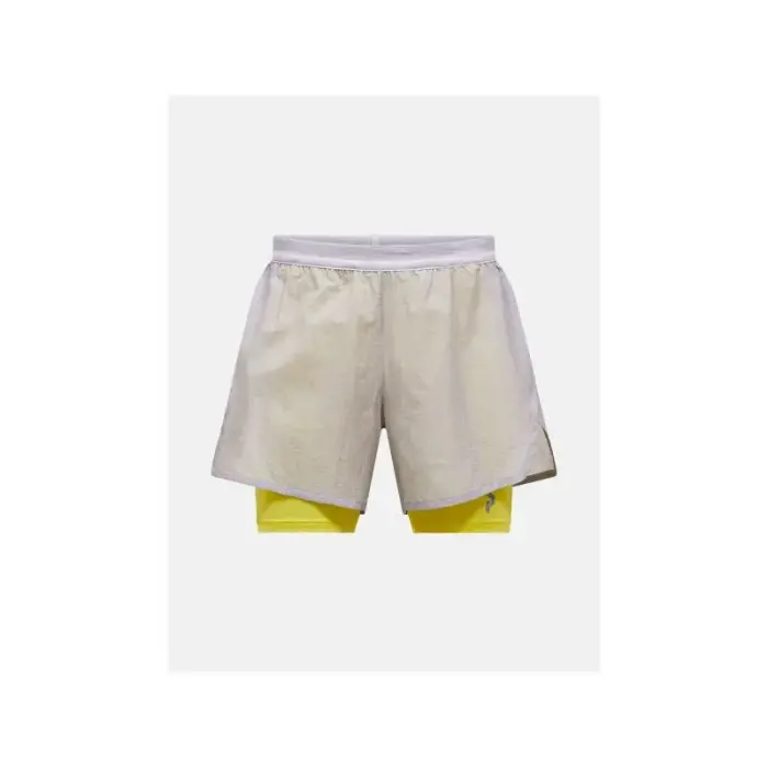 PEAK PERFORMANCE M Discover 2-In-1 Shorts, Gray - Size: L